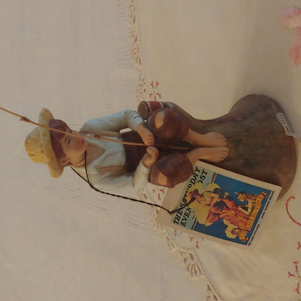 Norman Rockwell Summertime Boy Figurine